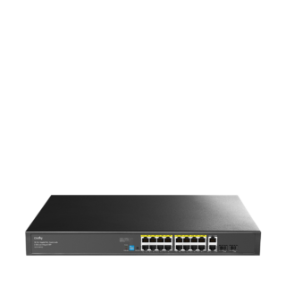 Cudy GS1018PS2 - 16-Port Gigabit PoE+ Switch with 2 GbE and 2 Gigabit SFP