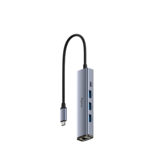 Cudy UH605 - 5-In-1 USB-C Hub with Gigabit Ethernet Port