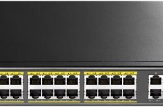 מתג +Cudy GS1026PS2 24-port Gigabit PoE עם 2 יציאות Uplink GbE ו-2 חריצי SFP